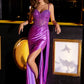 Juliet JT2535K Long Fitted Boned Corset Sweetheart Neck Side Slit Gown