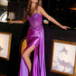 Juliet JT2535K Long Fitted Boned Corset Sweetheart Neck Side Slit Gown