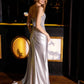 Juliet JT2535K Long Fitted Boned Corset Sweetheart Neck Side Slit Gown