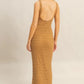 HYFVE Sleeveless Crochet Open Back Maxi Dress - Farnelli