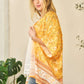 Davi & Dani Floral Printed Short Sleeve Loose Fit Kimono Cover Up - Farnelli