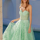 Juliet JT2547S Strapless Sweetheart A-Line Mint Gown