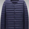 Men's Plus Size Lightweight Snap-Down Jacket - Navy