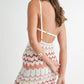 MABLE Lightweight Pointelle Chevron Knit Maxi Dress - Farnelli