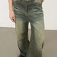 Men's Wide Leg Jeans with Pockets - Farnelli