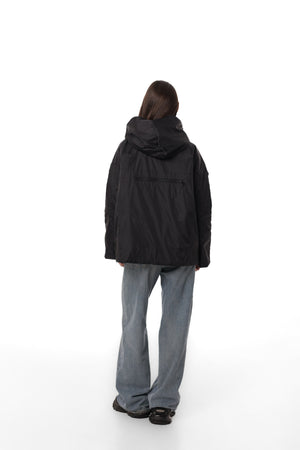 Reversible light demi-season jacket by Alaska® Outerwear Company, showing both outer and inner fabric sides.