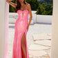 Juliet JT2579H Strapless Sweetheart Iridescent Prom Gown