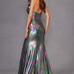 Juliet JT2579H Strapless Sweetheart Iridescent Prom Gown