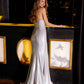 Juliet JT2579H Strapless Sweetheart Iridescent Prom Gown