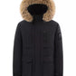 Men's Full Size Fur Hooded Winter Parka Coat Plus Size - Farnelli
