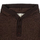 Organic Hooded Henley Sweater
