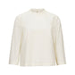 Organic Ruffle Neck Top
