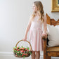 Organic Pleated Sweater Dress