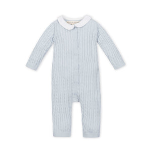 Organic Peter Pan Collar Sweater Romper