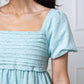 Ruched Linen Dress