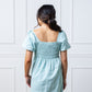 Ruched Linen Dress