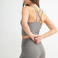 MONO B Venice Cloud Light Crisscross Sports Bra - Farnelli