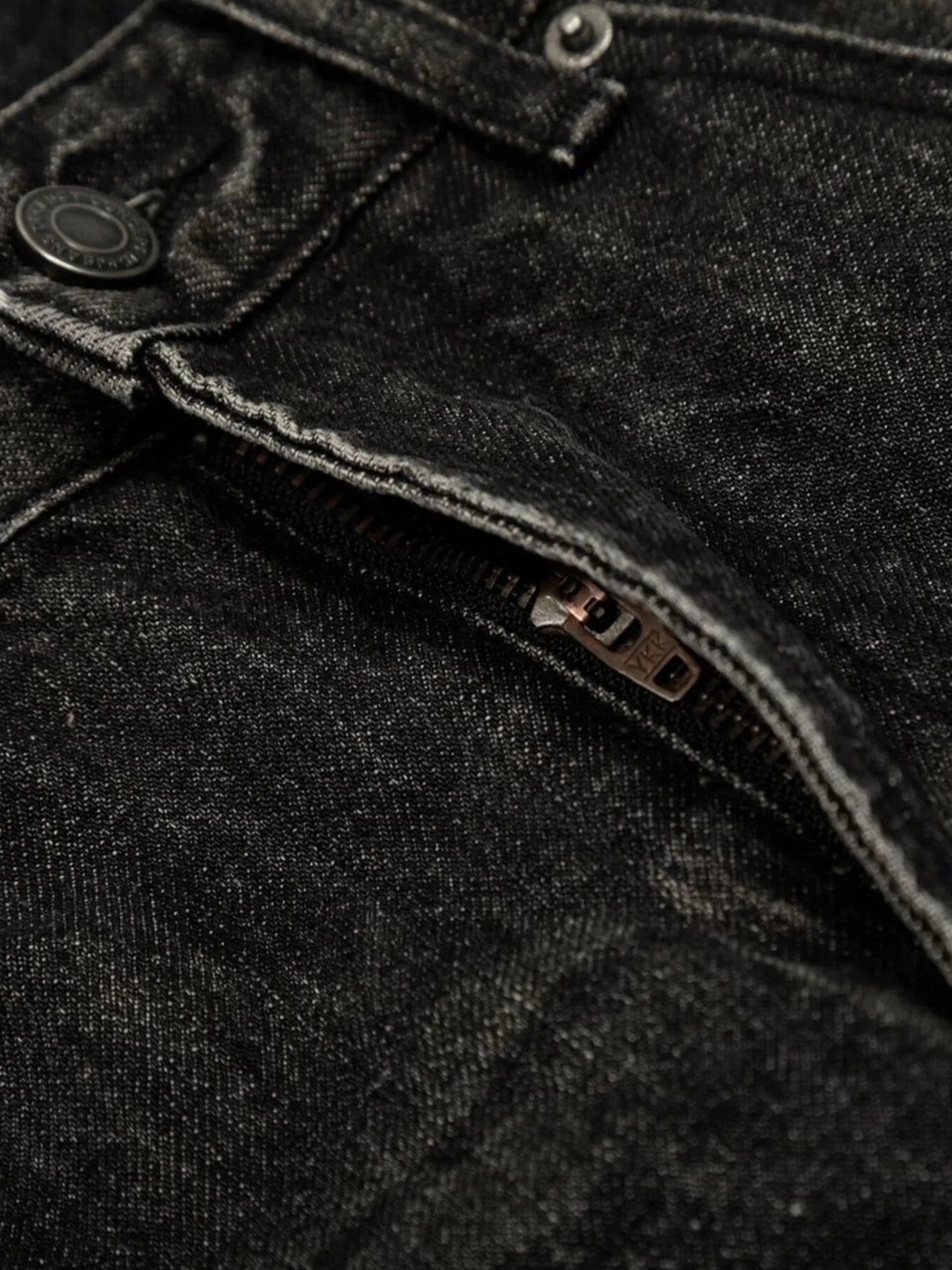 Men's Distressed Washed Straight Jeans - Farnelli