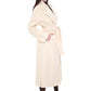 Premium 100% Australian Merino Wool Coat in Marshmallow