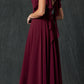 Juliet 261 Flutter Sleeve Formal Dress Cascade Back