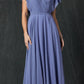 Juliet 261 Flutter Sleeve Formal Dress Cascade Back