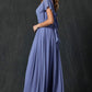 Juliet 261 Flutter Sleeve Formal Dress Cascade Back