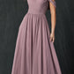 Juliet 262 Pleated Off the Shoulder Formal Dress