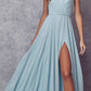 Juliet 263 Spaghetti Strap Long Formal Dress