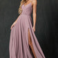 Juliet 263 Spaghetti Strap Long Formal Dress