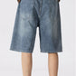 Men's Distressed Loose Fit Denim Shorts - Farnelli