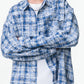 Men's Plus Size Plaid Button Up Long Sleeve Shirt - Farnelli