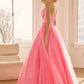 Juliet 265 Strapless A-Line Ball Gown Beaded Belt