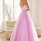 Juliet 265 Strapless A-Line Ball Gown Beaded Belt