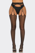2687 Cheeky Chevron Tights-0