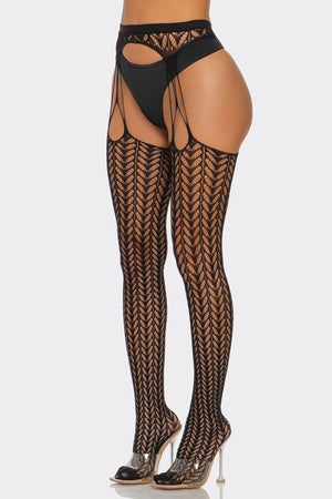 2687 Cheeky Chevron Tights-1