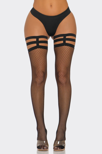 2688 Strapped Fishnet Tights-0