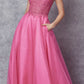 Juliet 268 Embroidered Sparkle Tulle Ball Gown