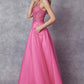 Juliet 268 Embroidered Sparkle Tulle Ball Gown