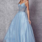 Juliet 268 Embroidered Sparkle Tulle Ball Gown