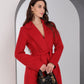 Astoria classic red wraparound wool blend overcoat by Alaska® Outerwear Company