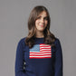 Organic Crew Neck Flag Sweater