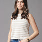 Organic Button Back Sweater Tank
