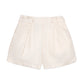 Organic Eyelet Button Tab Short