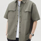 Men's Button Up Short Sleeve Shirt - Farnelli