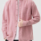 Men's Full Size Casual Striped Corduroy Shirt Plus Size - Farnelli