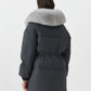 Genuine Blue Fox Down Fill Coat