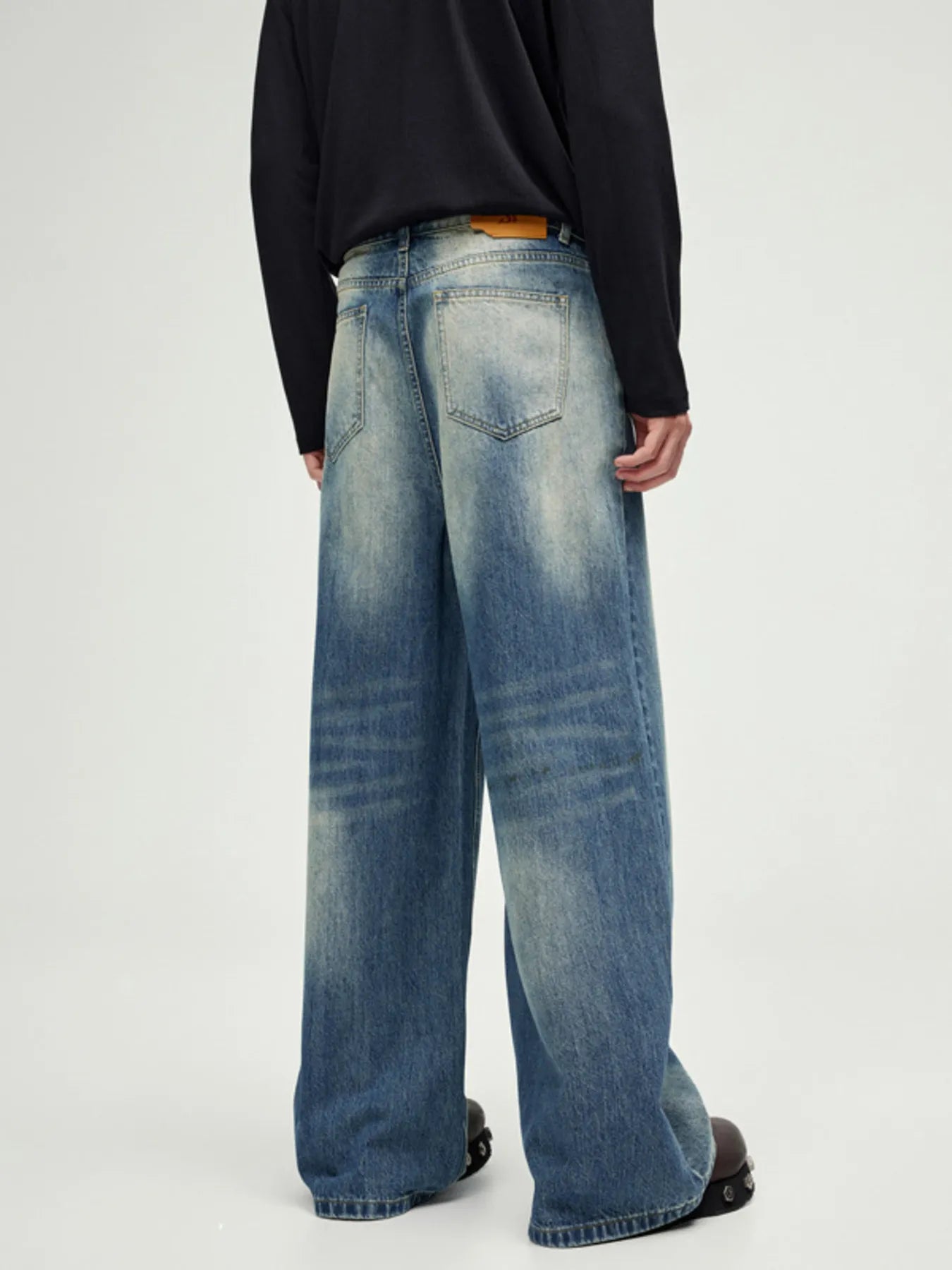 Men's Wide Leg Jeans - Farnelli