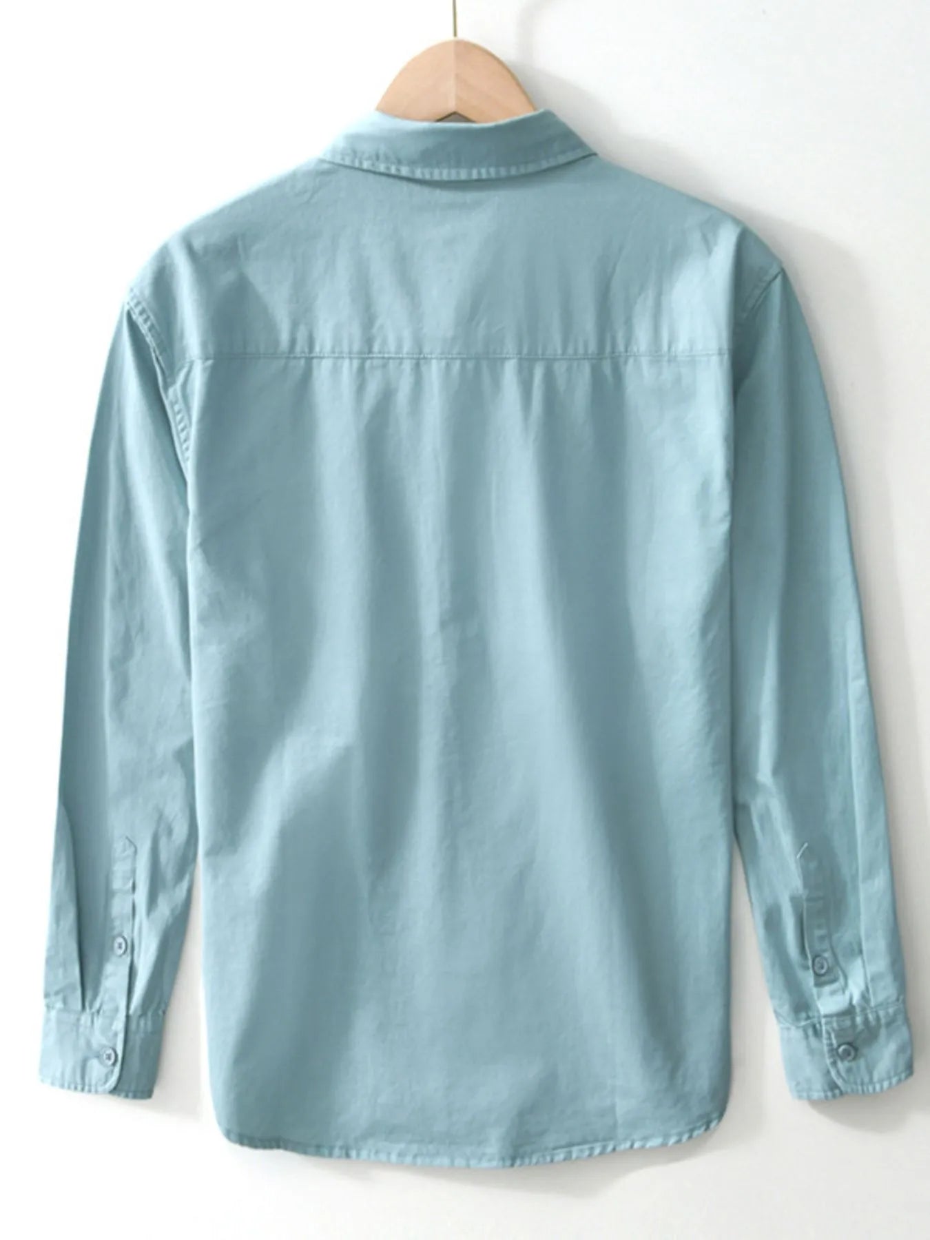Men's Plus Size Button Up Long Sleeve Shirt - Farnelli