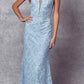 Juliet 272 Embroidered Lace With Stone Accents Fitted Dress