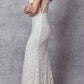 Juliet 272 Embroidered Lace With Stone Accents Fitted Dress